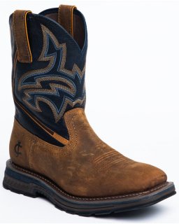 Stylish Cody James Men's Disruptor Western Work Boots - Soft Toe | Brown