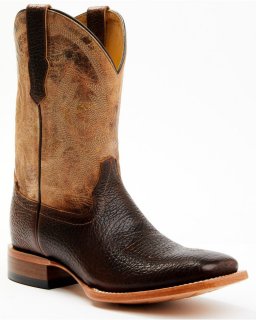 Stylish Cody James Men's Wade Western Boots - Broad Square Toe | Brown