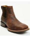 Stylish Cody James Men's Ranger Chelsea Boots - Broad Square Toe | Brown