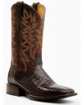 Stylish Cody James Men's Exotic Caiman Belly Western Boots - Broad Square Toe | Brown Stylish Cody James Men's Exotic Caiman Belly Western Boots - Broad Square Toe | Brown