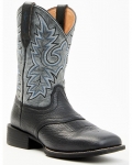 Stylish Cody James Men's Badge Xero Gravity Western Boots - Broad Square Toe | Black