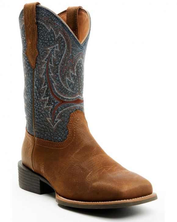 Stylish Cody James Men's Force Western Boots - Broad Square Toe | Blue