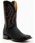 Stylish Cody James Men's Exotic Caiman Belly Western Boots - Broad Square Toe | Black