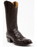 Stylish Cody James Men's Exotic American Alligator Western Boots - Round Toe | Chocolate