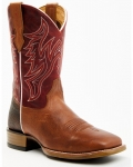 Stylish Cody James Men's Hoverfly Western Performance Boots - Broad Square Toe | Red/brown