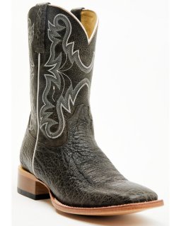 Stylish Cody James Men's Alton Western Boots - Broad Square Toe | Grey
