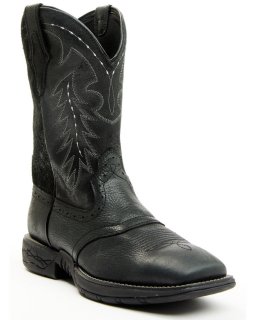 Stylish Cody James Men's Summit Lite Performance Boots - Broad Square Toe | Black