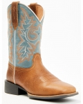 Stylish Cody James Men's Badge Xero Gravity Western Boots - Broad Square Toe | Brown Stylish Cody James Men's Badge Xero Gravity Western Boots - Broad Square Toe | Brown