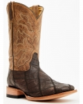 Stylish Cody James Men's Exotic Caiman Western Boots - Broad Square Toe | Brown Stylish Cody James Men's Exotic Caiman Western Boots - Broad Square Toe | Brown