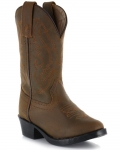 Stylish Cody James Children's Round Toe Western Boots | Brown Stylish Cody James Children's Round Toe Western Boots | Brown