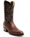 Stylish Cody James Men's Exotic Pirarucu Western Boots - Round Toe | Dark Brown Stylish Cody James Men's Exotic Pirarucu Western Boots - Round Toe | Dark Brown