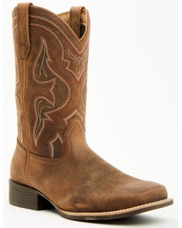 Stylish Cody James Cush Core Men's Maverick Performance Western Boots - Broad Square Toe | Brown