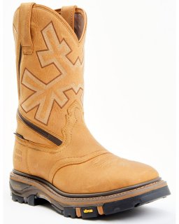 Stylish Cody James Men's Decimator ASE7 Western Work Boots - Soft Toe | Brown