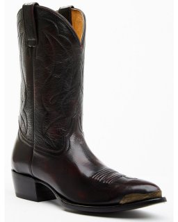 Stylish Cody James Men's Roland Western Boots - Round Toe | Black Cherry