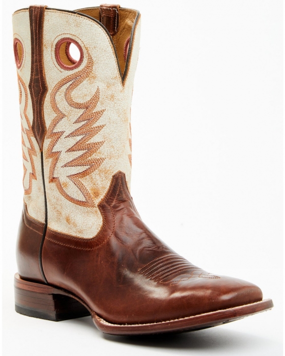 Stylish Cody James Men's Union Xero Gravity Bone Western Performance Boots - Broad Square Toe | Ivory