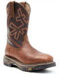Stylish Cody James Men's ASE7 Decimator Western Work Boots - Composite Toe | Dark Brown