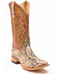 Stylish Cody James Men's Exotic Python Western Boots - Broad Square Toe | Brown Stylish Cody James Men's Exotic Python Western Boots - Broad Square Toe | Brown