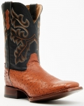 Stylish Cody James Men's Exotic Ostrich Western Boots - Broad Square Toe | Cognac Stylish Cody James Men's Exotic Ostrich Western Boots - Broad Square Toe | Cognac