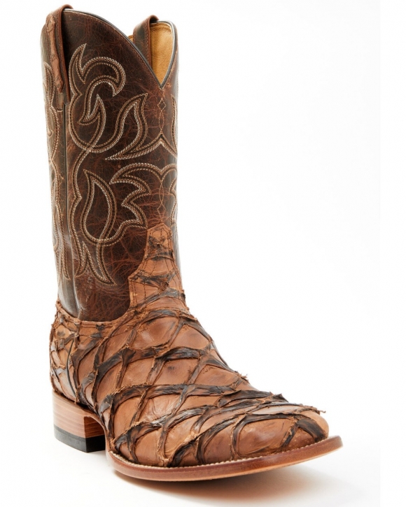Stylish Cody James Men's Pirarucu Exotic Boots | Brown