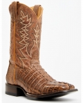 Stylish Cody James Men's Exotic Caiman Tail Western Boots - Broad Square Toe | Brown Stylish Cody James Men's Exotic Caiman Tail Western Boots - Broad Square Toe | Brown
