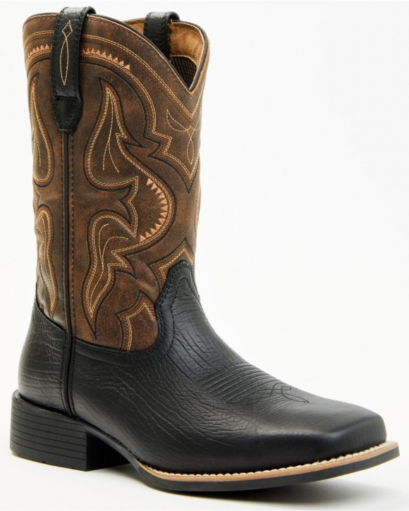 Stylish Cody James Cush Core Men's Maverick Performance Western Boots - Broad Square Toe | Black