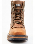 Stylish Cody James Men's Decimator Vibram Lace-Up Work Boots - Composite Toe | Brown Stylish Cody James Men's Decimator Vibram Lace-Up Work Boots - Composite Toe | Brown