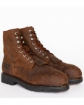 Stylish Cody James Comp Toe Waterproof Kiltie Work Boots | Brown