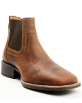 Stylish Cody James Men's Ace Chelsea Boots - Broad Square Toe | Brown