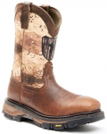 Stylish Cody James Men's Camo Flag Decimator Work Boot - Composite Toe | Brown
