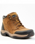 Stylish Cody James Men's Endurance Soft Song Shin Buff Lace-Up Work Boots - Soft Toe | Tan