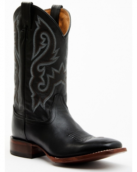 Stylish Cody James Men's Square Toe Stockman Boots | Black