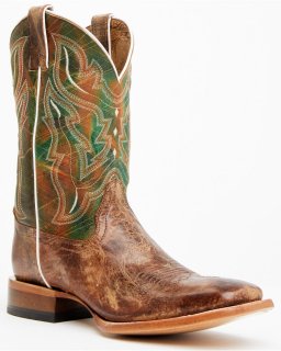 Stylish Cody James Men's Road Western Boots - Broad Square Toe | Brown