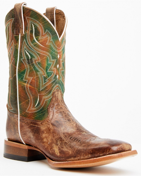 Stylish Cody James Men's Road Western Boots - Broad Square Toe | Brown