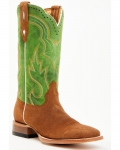 Stylish Cody James Men's Tomahawk Roughout Tall Western Boots - Broad Square Toe | Green Stylish Cody James Men's Tomahawk Roughout Tall Western Boots - Broad Square Toe | Green