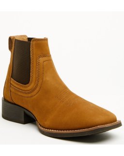 Stylish Cody James Men's Ace Chelsea Boots - Broad Square Toe | Brown