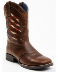 Stylish Cody James Boys' Ripped Flag Western Boots - Broad Square Toe | Multi Stylish Cody James Boys' Ripped Flag Western Boots - Broad Square Toe | Multi