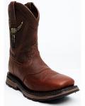 Stylish Cody James Men's 10" Disruptor Western Work Boots - Soft Toe | Brown