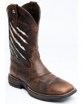 Stylish Cody James Men's Scratch Mexico Flag Lite Performance Western Boots - Broad Square Toe | Brown Stylish Cody James Men's Scratch Mexico Flag Lite Performance Western Boots - Broad Square Toe | Brown