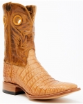 Stylish Cody James Men's Exotic Caiman Belly Western Boots - Broad Square Toe | Tan Stylish Cody James Men's Exotic Caiman Belly Western Boots - Broad Square Toe | Tan