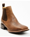 Stylish Cody James Men's Jones Chelsea Boots - Broad Square Toe | Tan