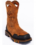 Stylish Cody James Men's 11" Decimator Western Work Boots - Nano Composite Toe | Brown