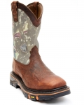 Stylish Cody James Men's Camo Decimator Western Work Boots - Soft Toe | Brown Stylish Cody James Men's Camo Decimator Western Work Boots - Soft Toe | Brown