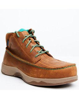 Stylish Cody James Men's Sport Blutcher Tyche Casual Lace-Up Work Boot - Composite Toe | Tan