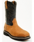 Stylish Cody James Men's 11" Pull-On Waterproof Work Boots - Composite Toe | Brown