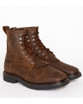 Stylish Cody James Men's Waterproof Lace-Up Western Work Boots | Brown Stylish Cody James Men's Waterproof Lace-Up Western Work Boots | Brown