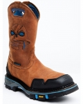 Stylish Cody James Men's 11" Decimator Waterproof Western Work Boots - Nano Composite Toe | Brown
