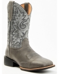 Stylish Cody James Men's Badge Xero Gravity Western Boots - Broad Square Toe | Grey