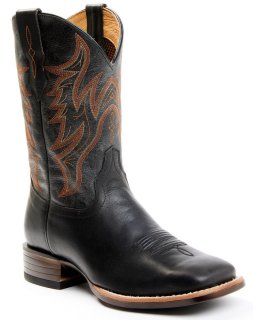 Stylish Cody James Men's Hoverfly Performance Western Boots - Broad Square Toe | Black