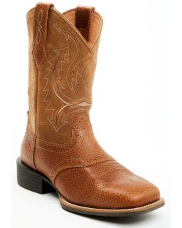 Stylish Cody James Men's Force Western Boots - Broad Square Toe | Brown