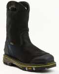 Stylish Cody James Men's Waterproof Met Guard Western Work Boots - Composite Toe | Black